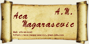 Aca Magarašević vizit kartica